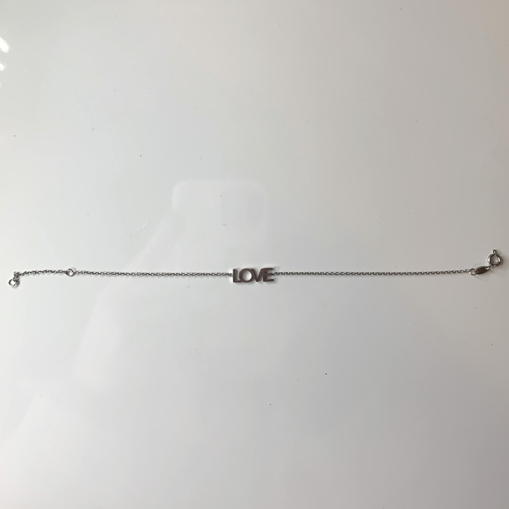 LOVE silver bracelet